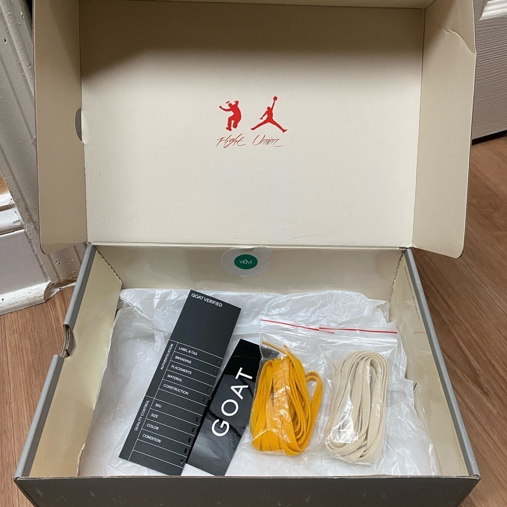 Union LA x Air Jordan 2 Retro SP "Grey Fog" Size 7.5 - Picture 7 of 12